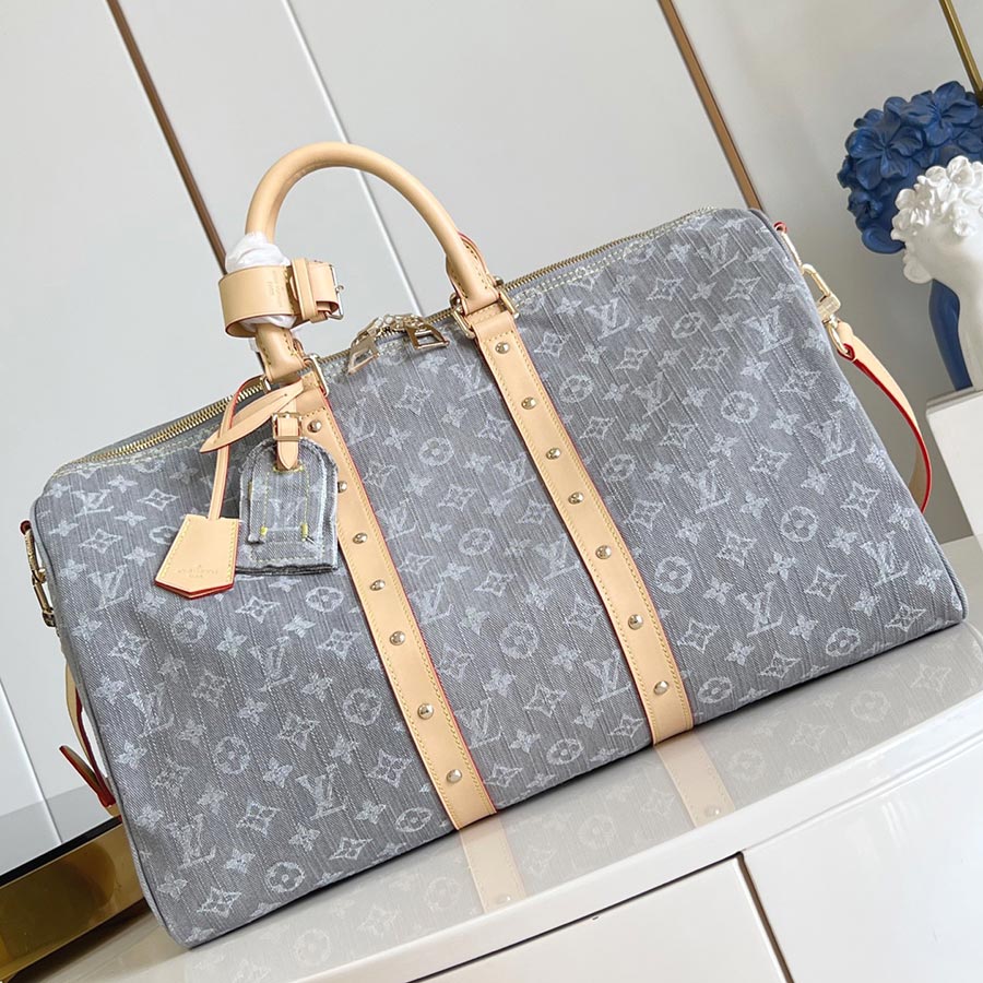 Louis Vuitton  Keepall Bandoulière 45 Monogram Denim