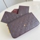 Louis Vuitton Pochette Félicie Monogram Empreinte Louis Vuitton Pochette Félicie Monogram Empreinte