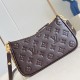 Louis Vuitton Easy Pouch On Strap Monogram Empreinte Louis Vuitton Easy Pouch On Strap Monogram Empreinte