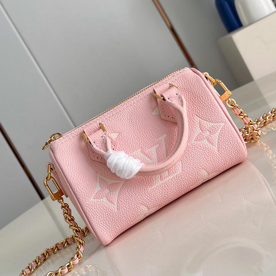 Louis Vuitton Nano Speedy Monogram Empreinte Louis Vuitton Nano Speedy Monogram Empreinte