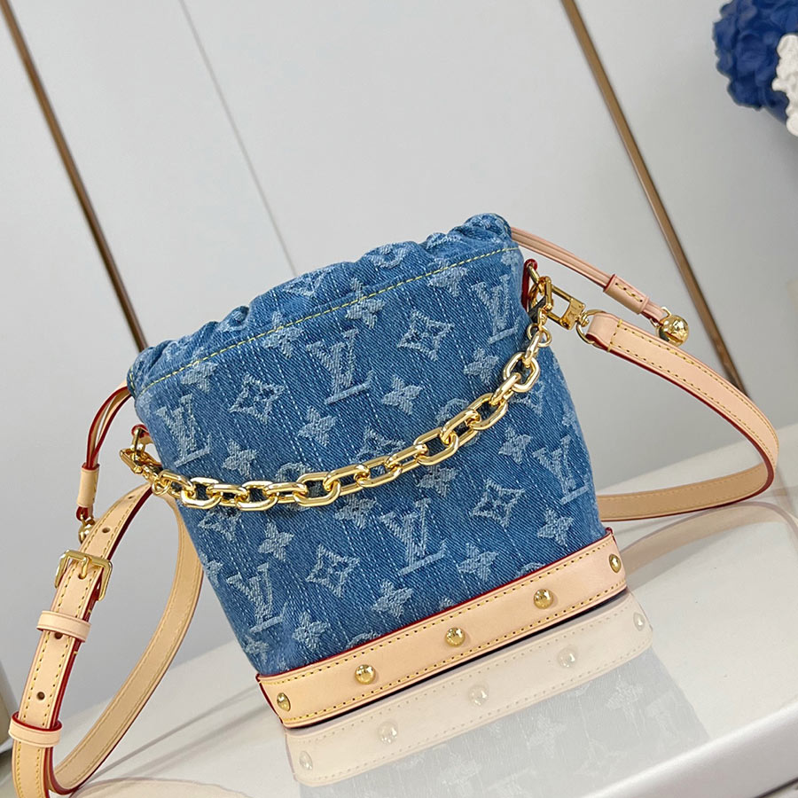 Louis Vuitton Nano Noé Denim