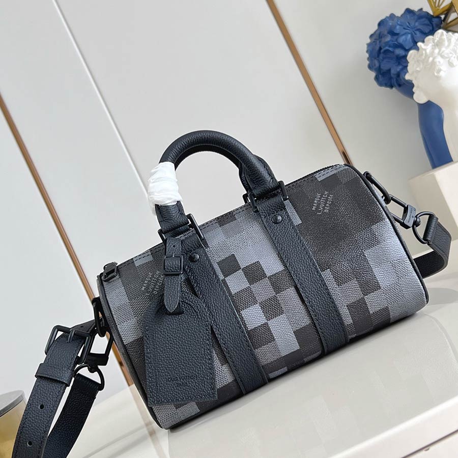 Louis Vuitton Keepall Bandoulière 25  Damoflage Black