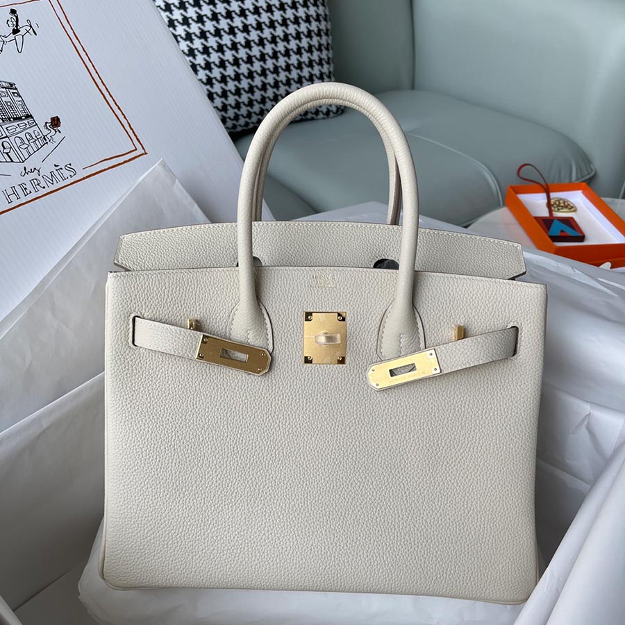 Hermès  bk  togo hand bag
