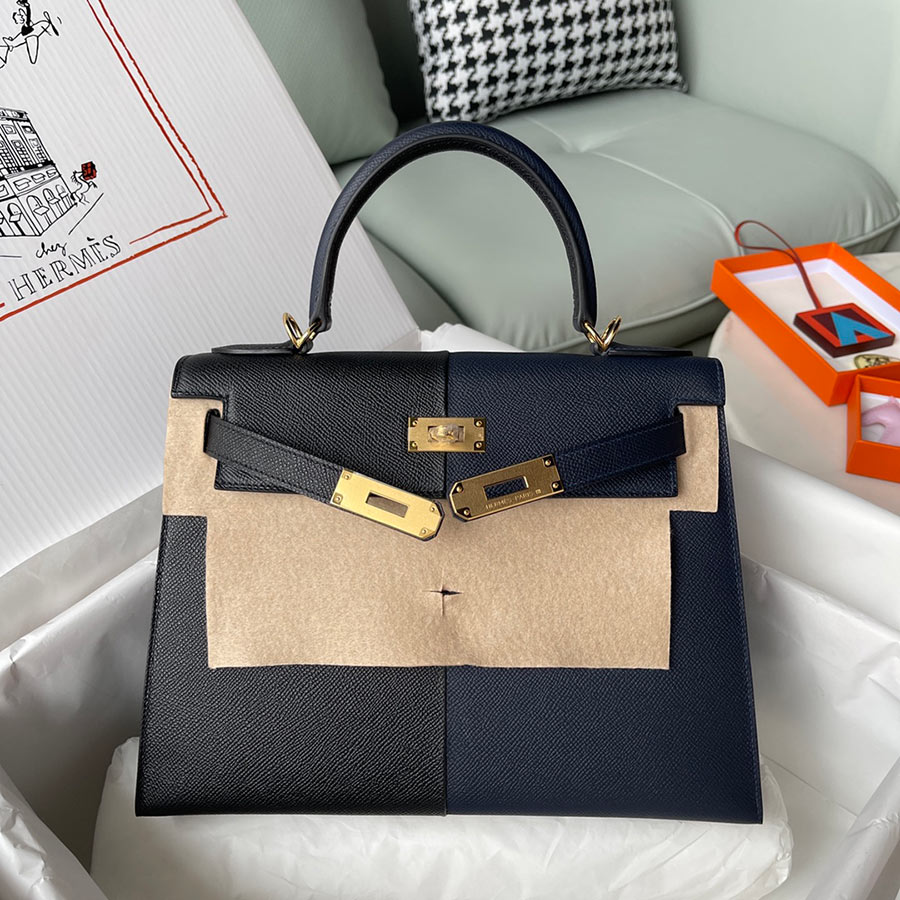 Hermès Kelly epsom hand bag