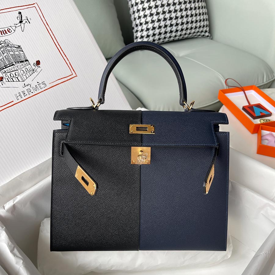Hermès Kelly epsom hand bag