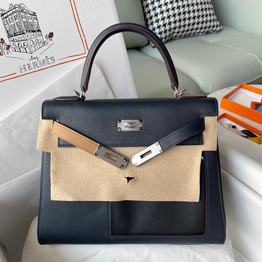 Hermès Kelly colormatic hand bag
