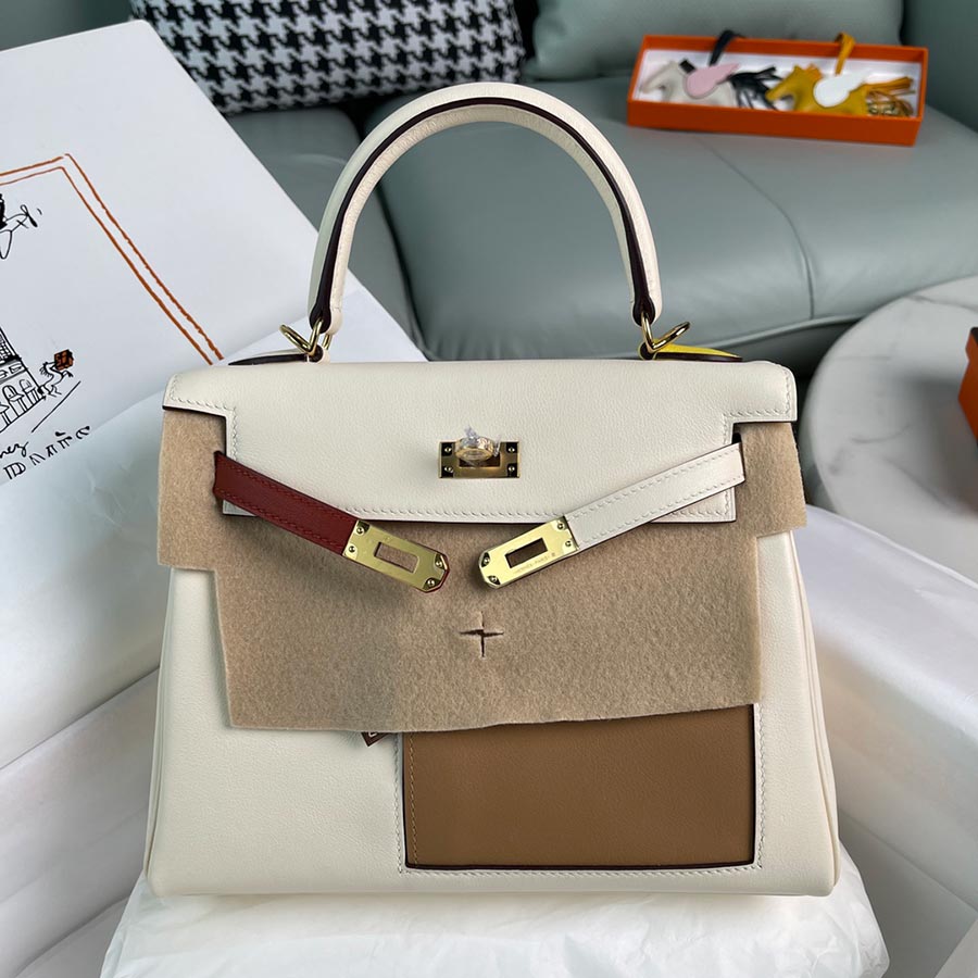 Hermès Kelly colormatic  nata swift hand bag