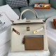 Hermès Kelly colormatic  nata swift hand bag