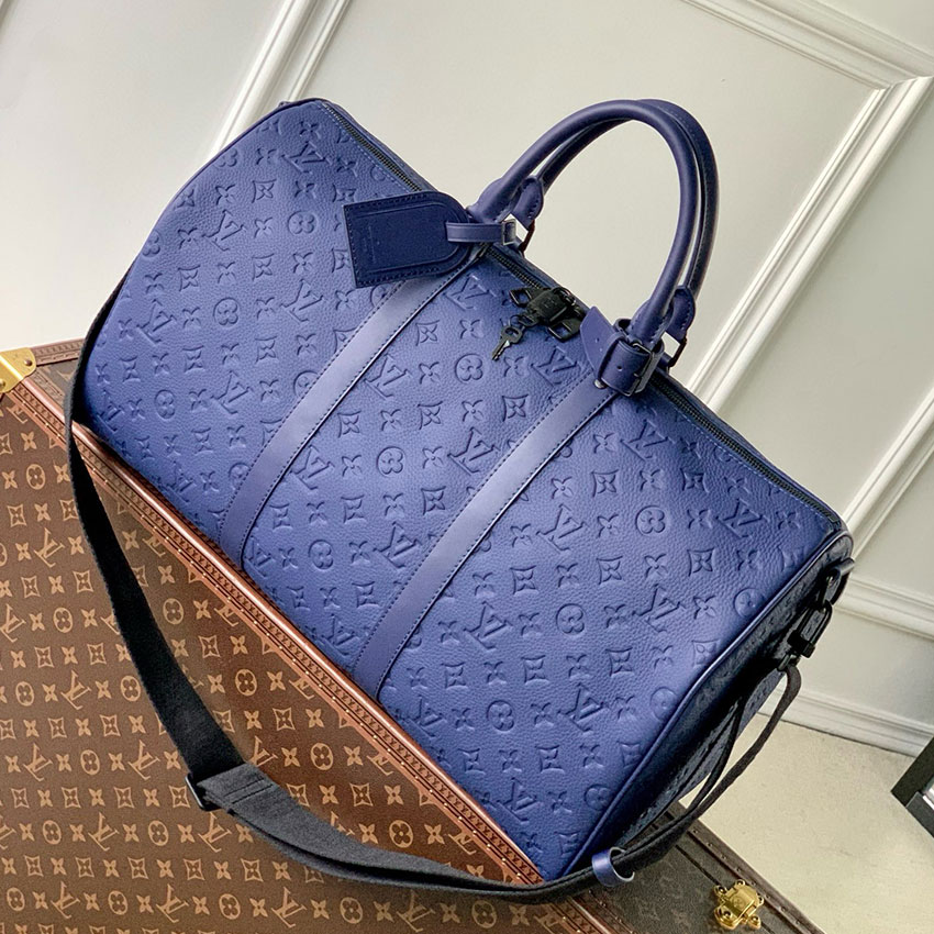 LOUIS VUITTON KEEPALL BANDOULIÈRE MONOGRAM SHADOW