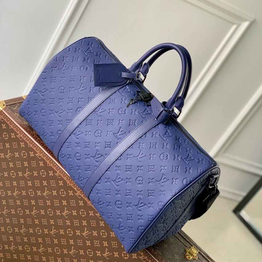 LOUIS VUITTON KEEPALL BANDOULIÈRE MONOGRAM SHADOW