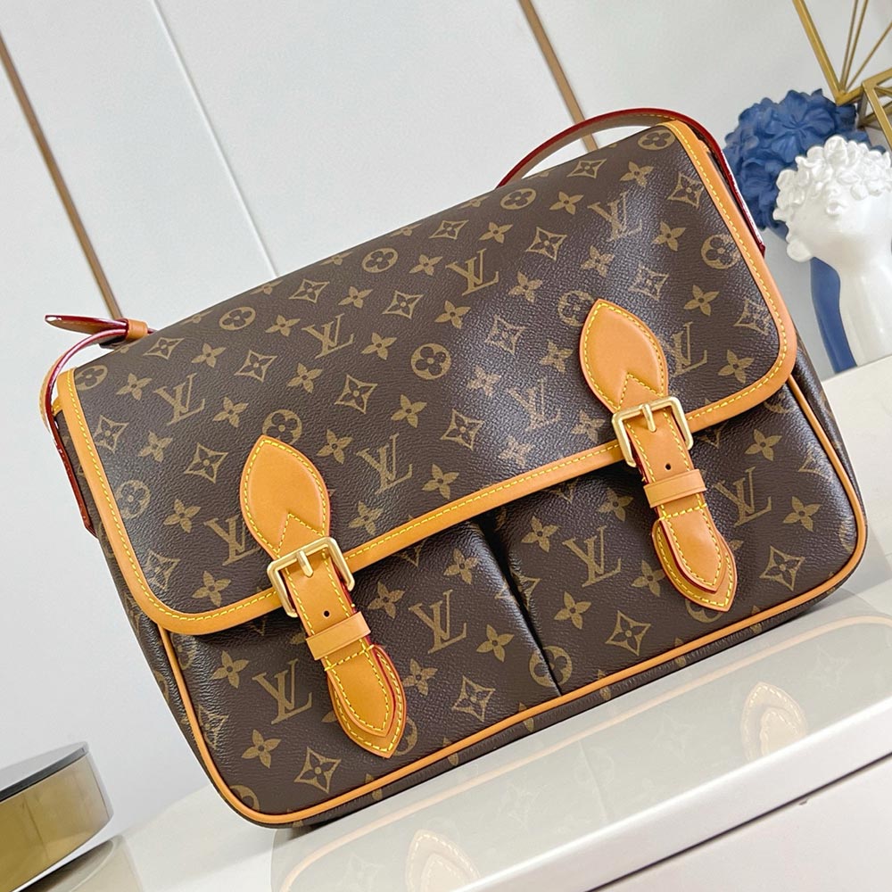 LOUIS VUITTON SATCHEL MONOGRAM  LEATHER