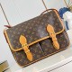 LOUIS VUITTON SATCHEL MONOGRAM LEATHER LOUIS VUITTON SATCHEL MONOGRAM LEATHER