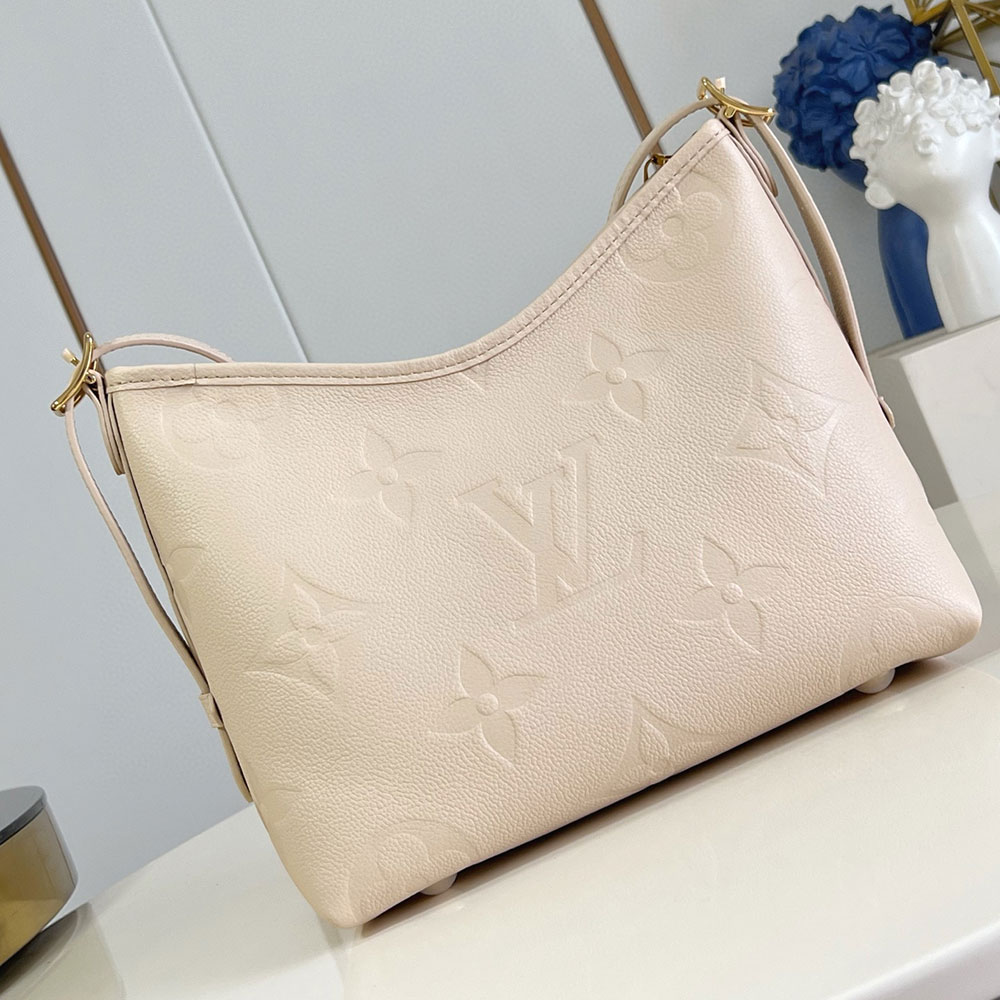LOUIS VUITTON CARRYALL PM MONOGRAM EMPREINTE LEATHER