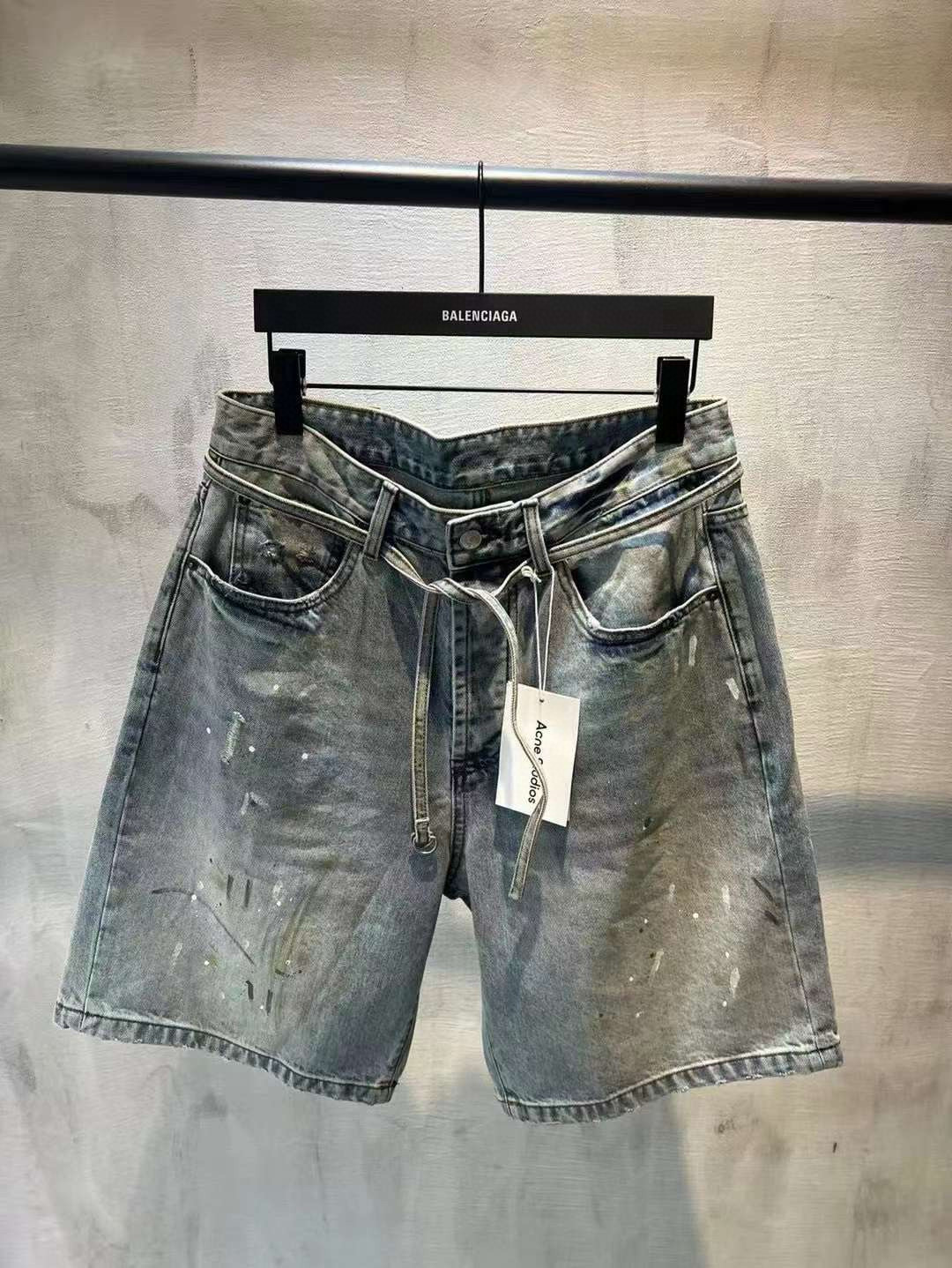 Acne Studio washed  short jeans