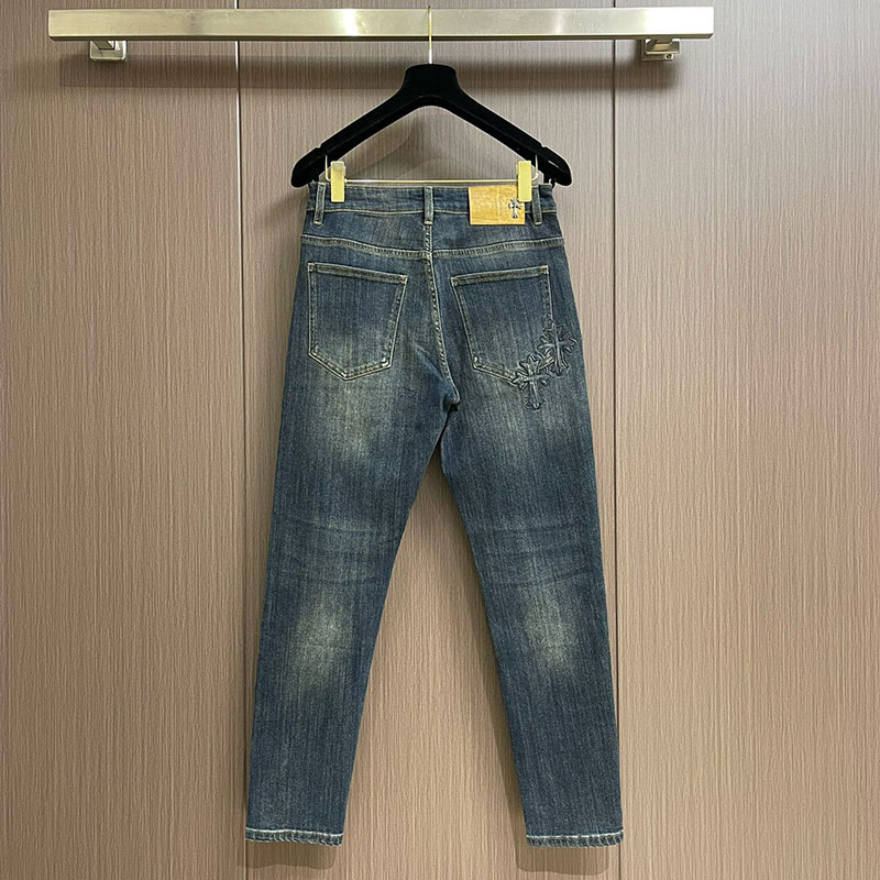CHROME HEARTS  LOGO JEANS