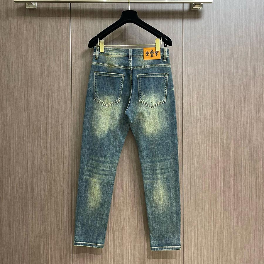 CHROME HEARTS  LOGO JEANS