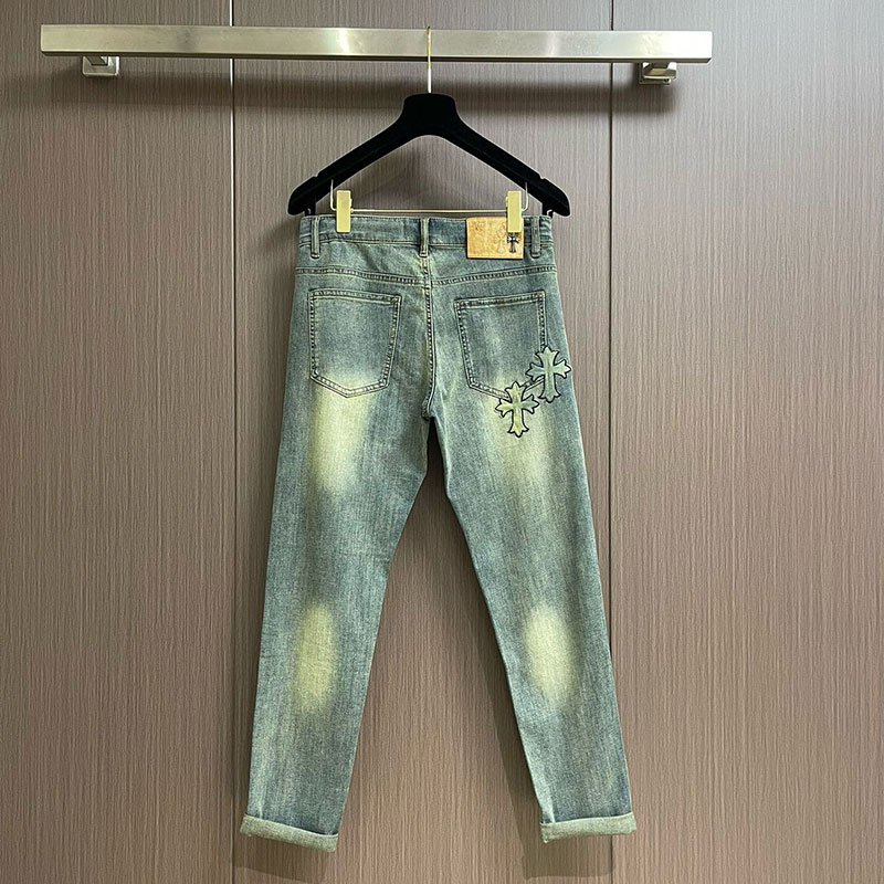 CHROME HEARTS  LOGO JEANS 