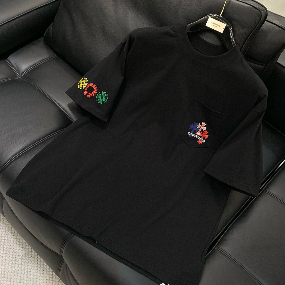 CHROME HEARTS COLORFUL LOGO TSHIRT CHROME HEARTS COLORFUL LOGO TSHIRT