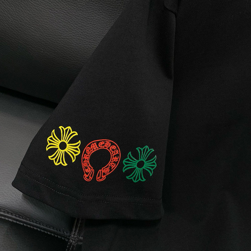 CHROME HEARTS COLORFUL LOGO TSHIRT CHROME HEARTS COLORFUL LOGO TSHIRT