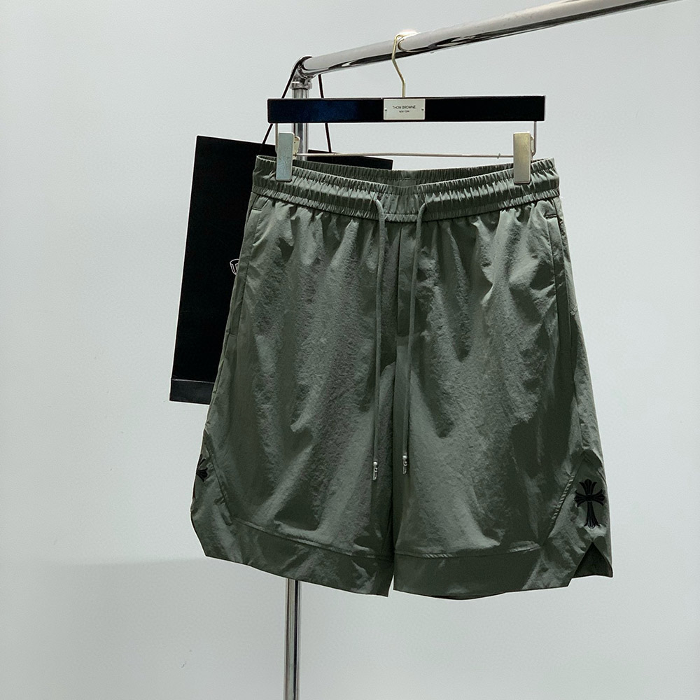 CHROME HEARTS EMBROIDERY LOGO SHORTS 