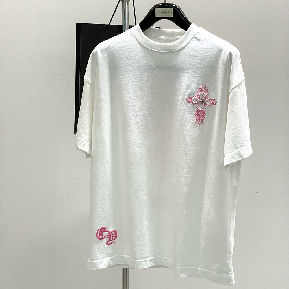 CHROME HEARTS EMBROIDERY LOGO TSHIRT CHROME HEARTS EMBROIDERY LOGO TSHIRT