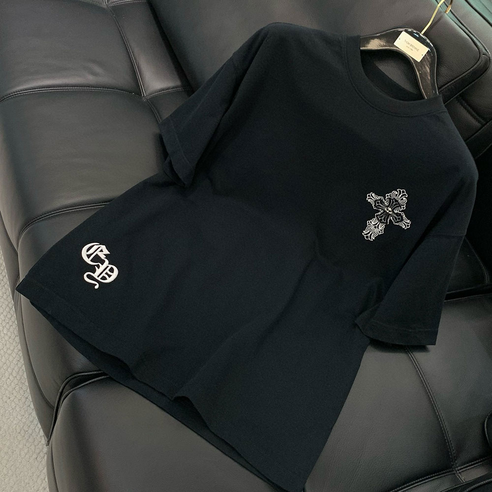 CHROME HEARTS EMBROIDERY LOGO TSHIRT CHROME HEARTS EMBROIDERY LOGO TSHIRT