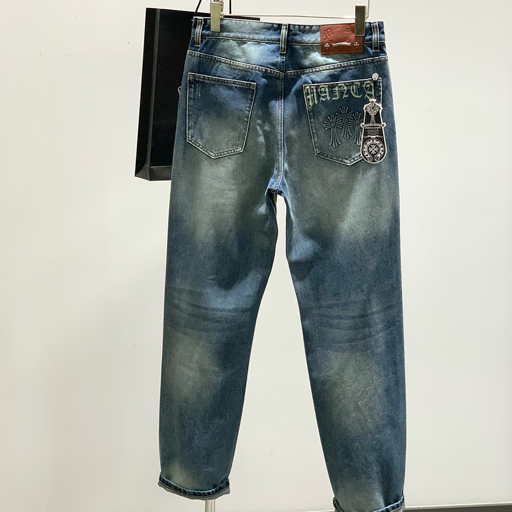 CHROME HEARTS LOGO JEANS