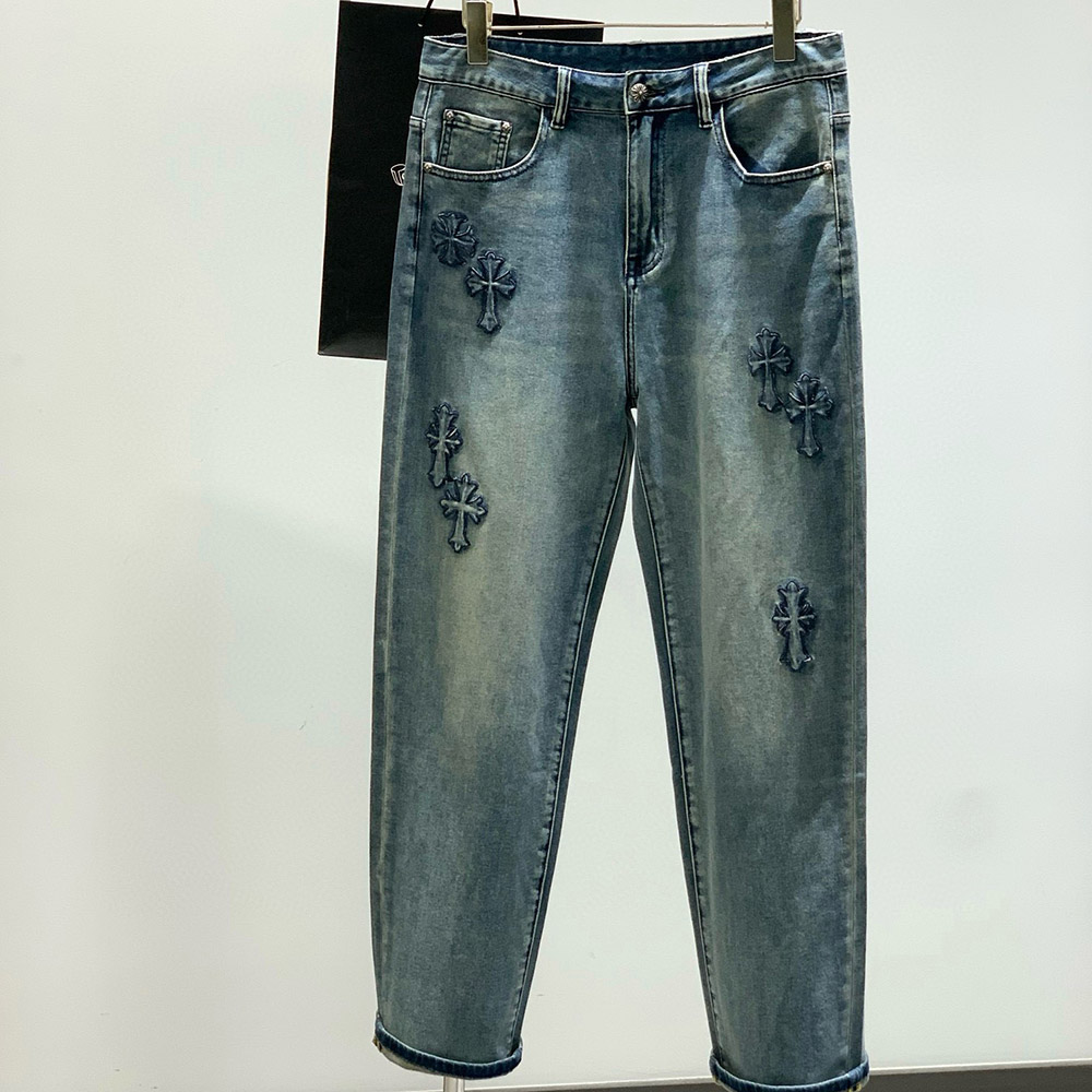CHROME HEARTS LOGO JEANS
