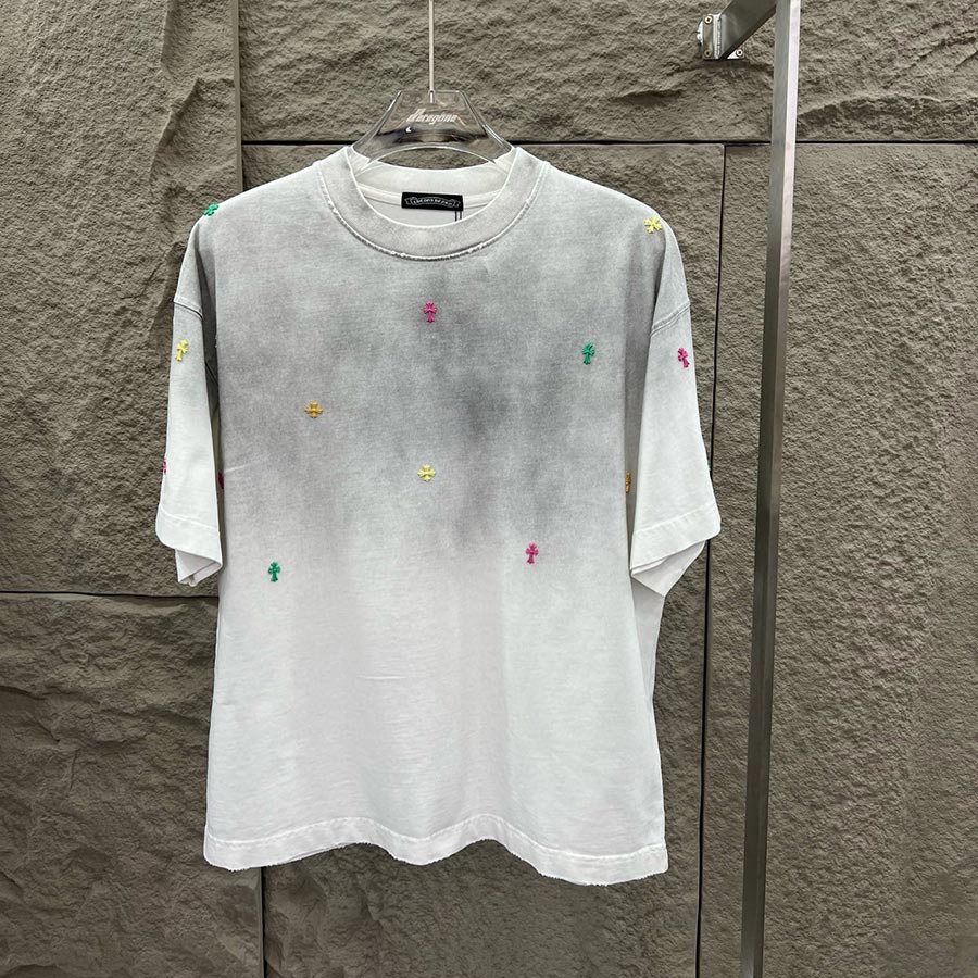 CHROME HEARTS WASHED LOGO TSHIRT CHROME HEARTS WASHED LOGO TSHIRT