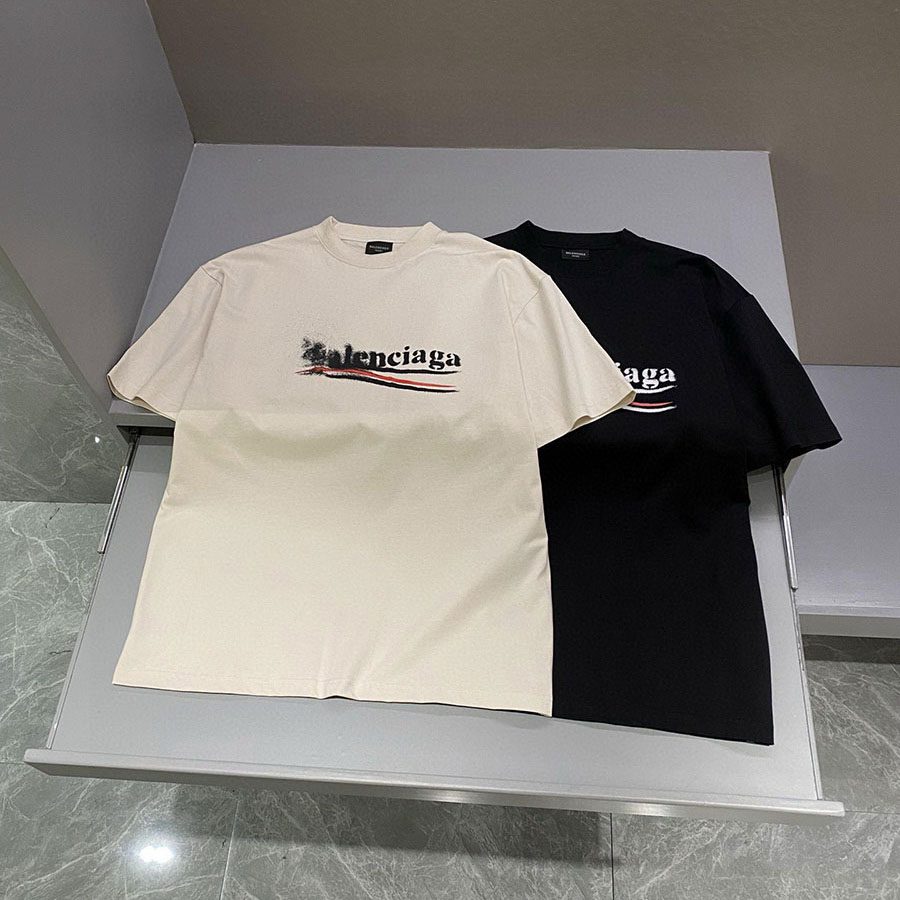 BALENCIAGA POLITICAL STENCIL TSHIRT BALENCIAGA POLITICAL STENCIL TSHIRT