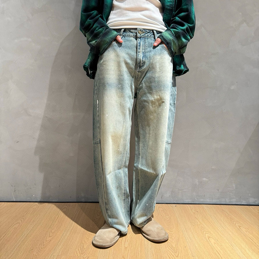 MAISON MARGIELA PARIS WASHED PAINTED JEANS