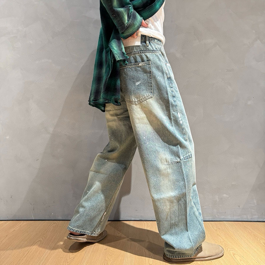 MAISON MARGIELA PARIS WASHED PAINTED JEANS