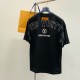 LOUIS VUITTON LOGO EMBROIDERY PRINT TSHIRT LOUIS VUITTON LOGO EMBROIDERY PRINT TSHIRT