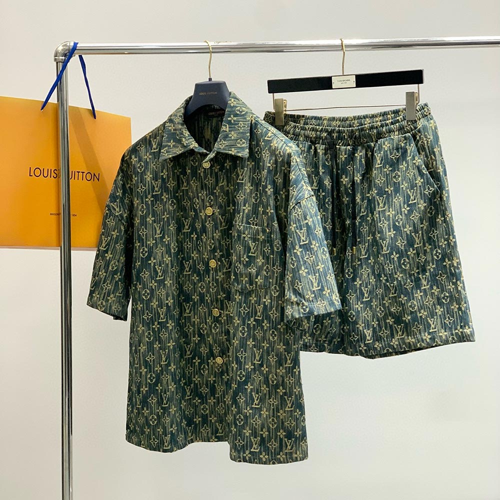 LOUIS VUITTON LOGO EMBROIDERY SHIRT LOUIS VUITTON LOGO EMBROIDERY SHIRT