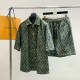 LOUIS VUITTON LOGO EMBROIDERY SHIRT LOUIS VUITTON LOGO EMBROIDERY SHIRT