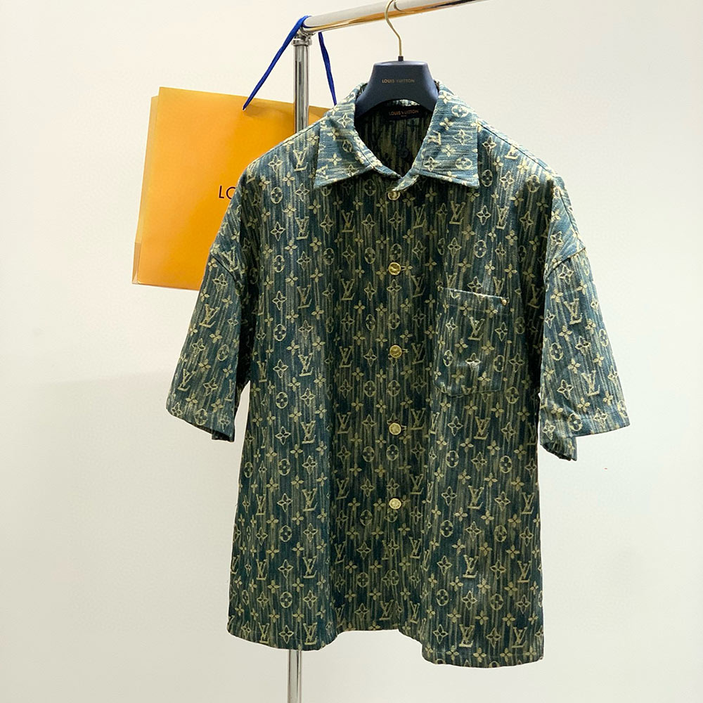 LOUIS VUITTON LOGO EMBROIDERY SHIRT