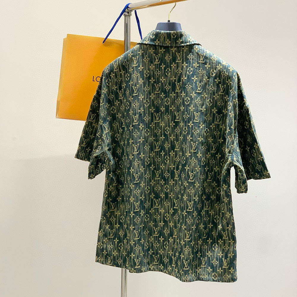 LOUIS VUITTON LOGO EMBROIDERY SHIRT