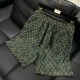 LOUIS VUITTON LOGO EMBROIDERY SHORTS LOUIS VUITTON LOGO EMBROIDERY SHORTS