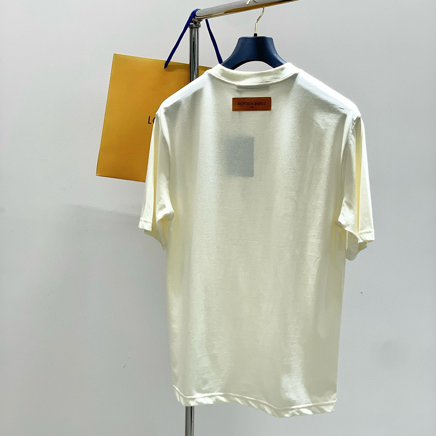LOUIS VUITTON LOGO EMBROIDERY TSHIRT LOUIS VUITTON LOGO EMBROIDERY TSHIRT