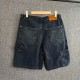 LOUIS VUITTON LOGO SHORT JEANS LOUIS VUITTON LOGO SHORT JEANS