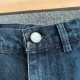 LOUIS VUITTON LOGO SHORT JEANS LOUIS VUITTON LOGO SHORT JEANS