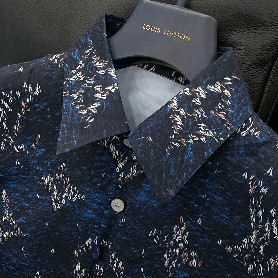 LOUIS VUITTON PRINT LOGO SHIRT LOUIS VUITTON PRINT LOGO SHIRT